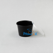 500ML Black Base Round Container